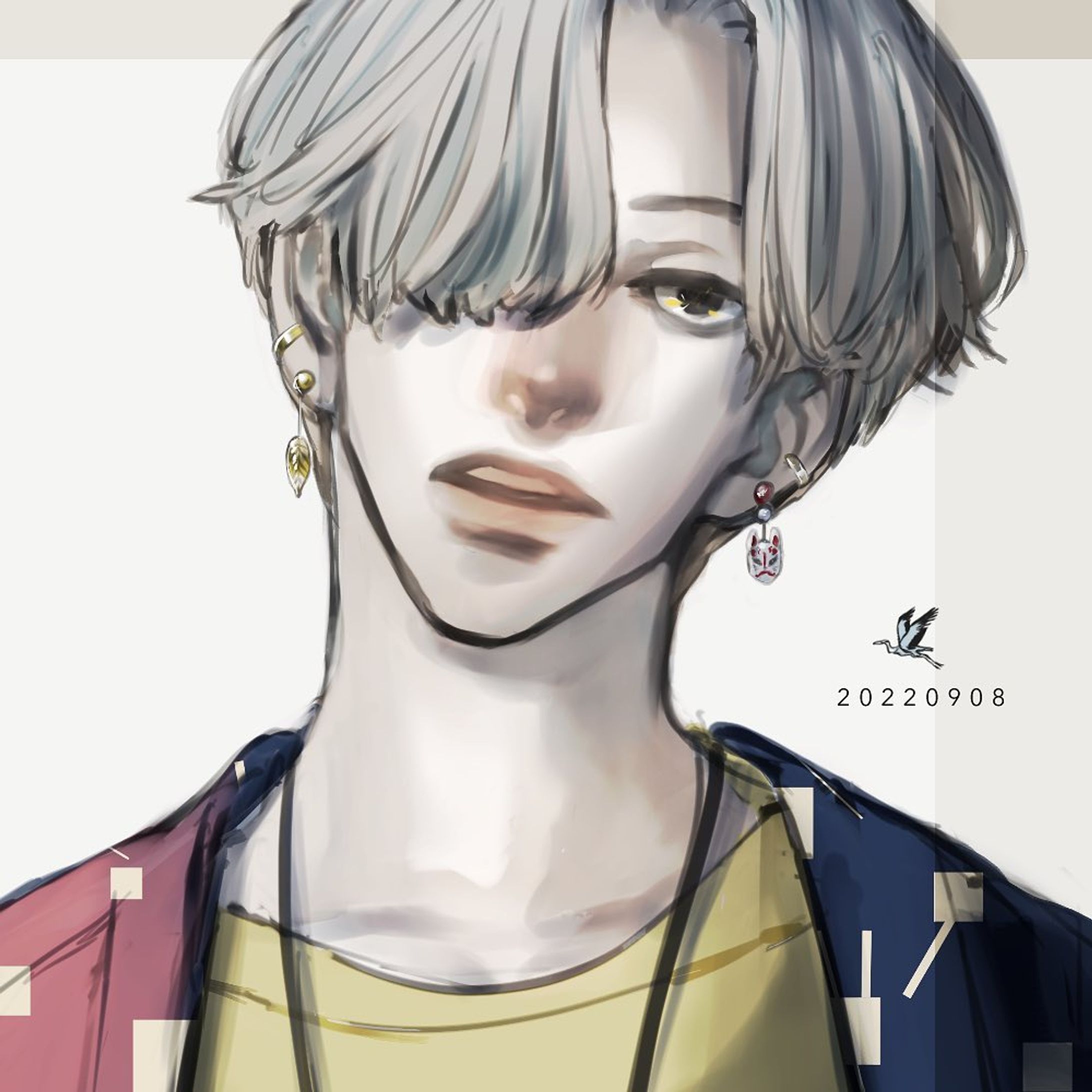 狐の変化。
アイコンの狐面の子が青年化しました。

#絵 #イラスト #創作イラスト #オリジナルイラスト #漫画絵 #青年 #男性 #illustration #digitalart #digitaldrawing #drawing #digitalart #originalcharacter #originalart #boy-1