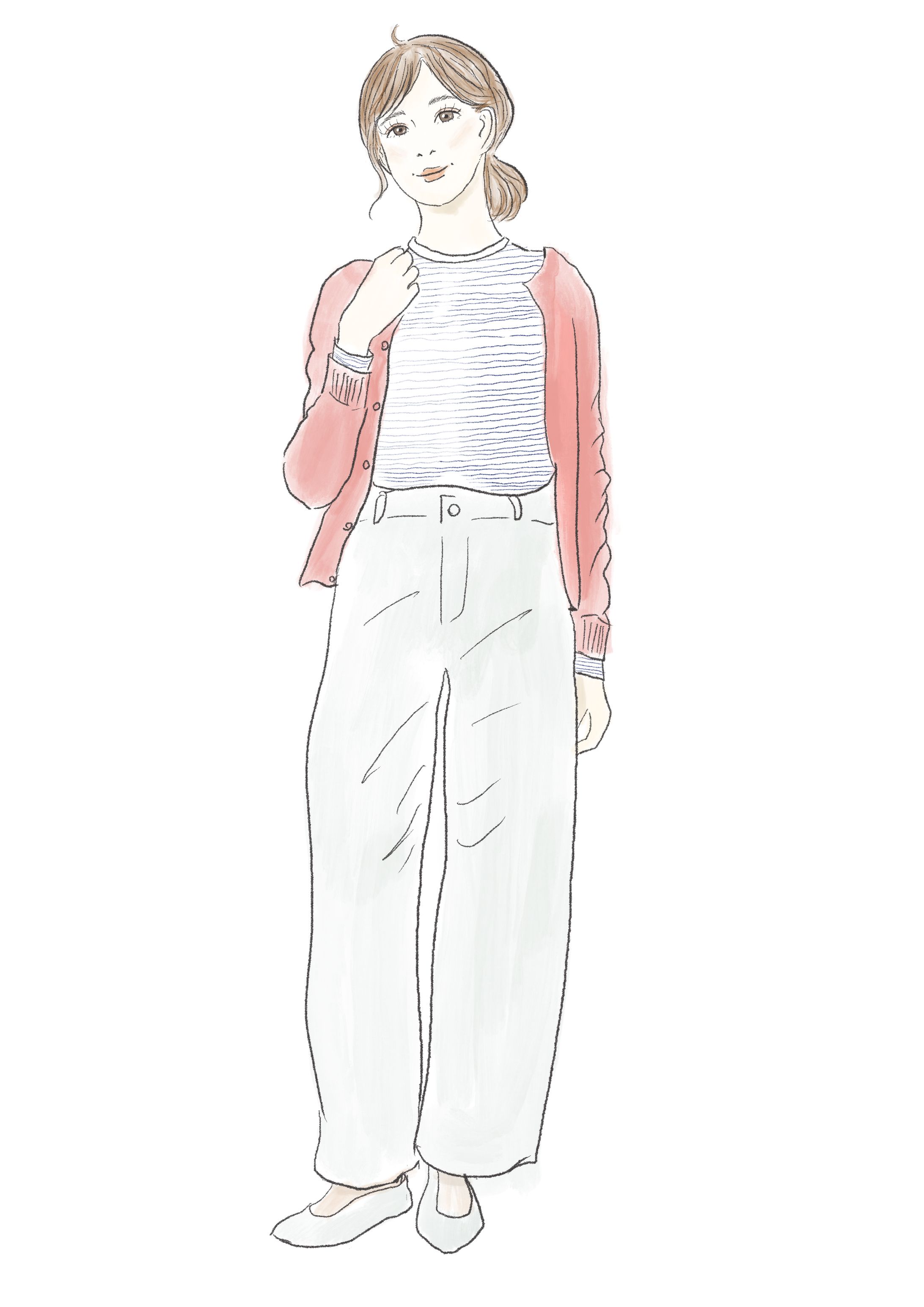 イエローベース春の女性-1