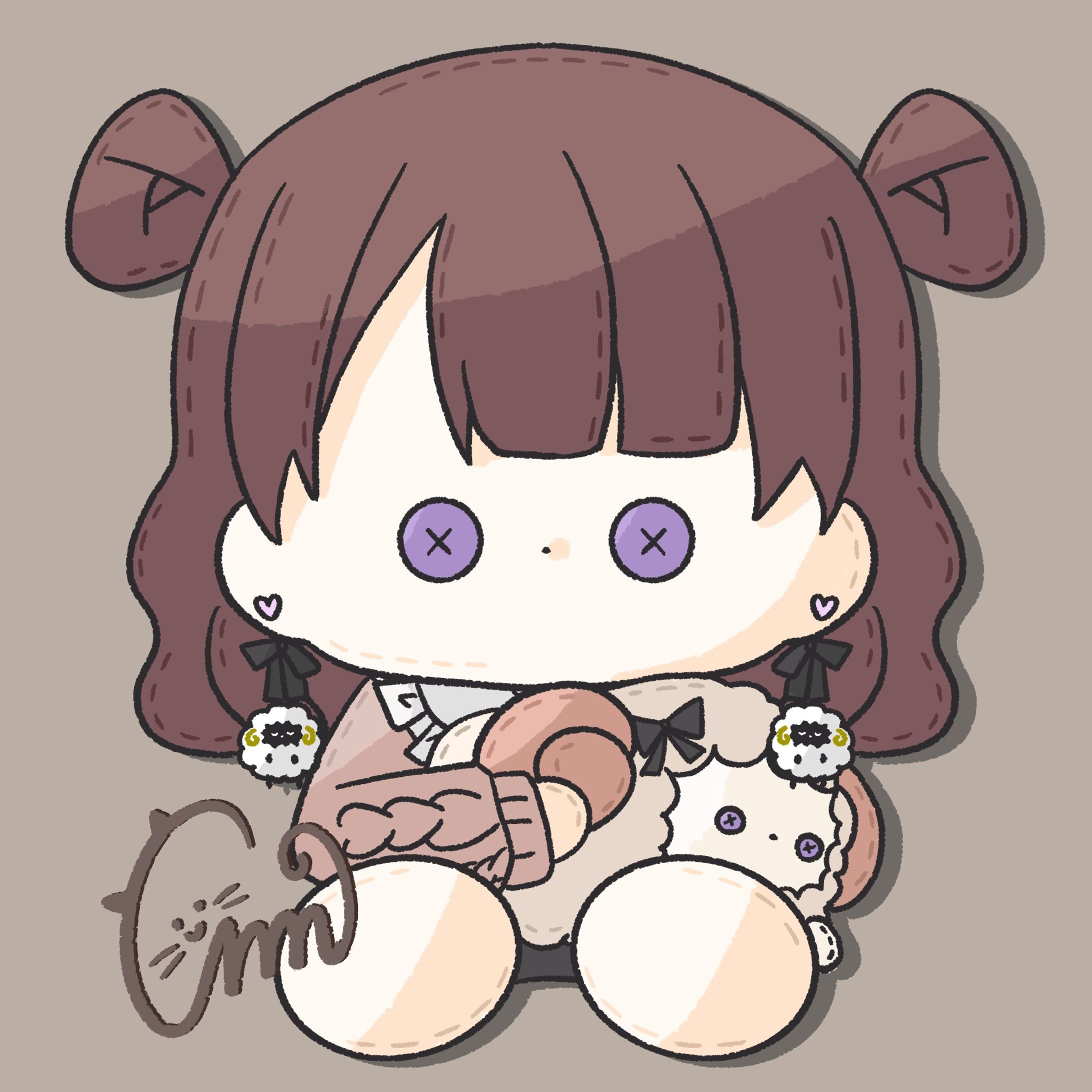  おひつじめぇぬいぐるみ-1