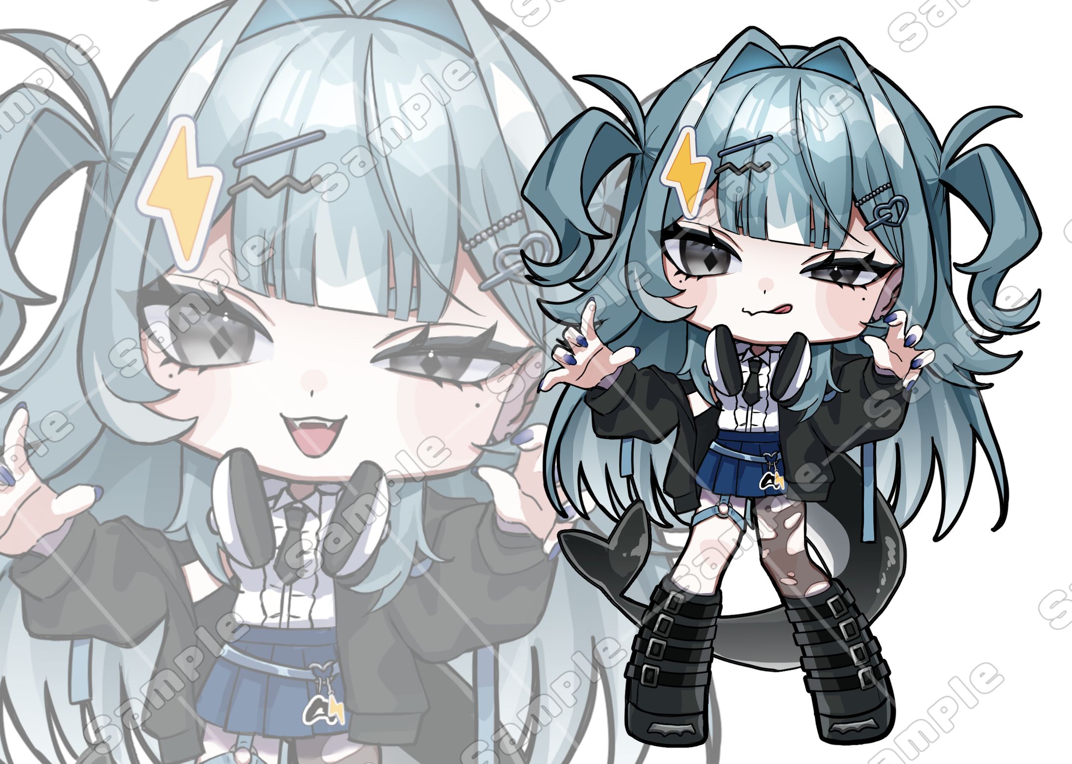 もんすたあ・ぎゃう様　ミニキャラ制作-1