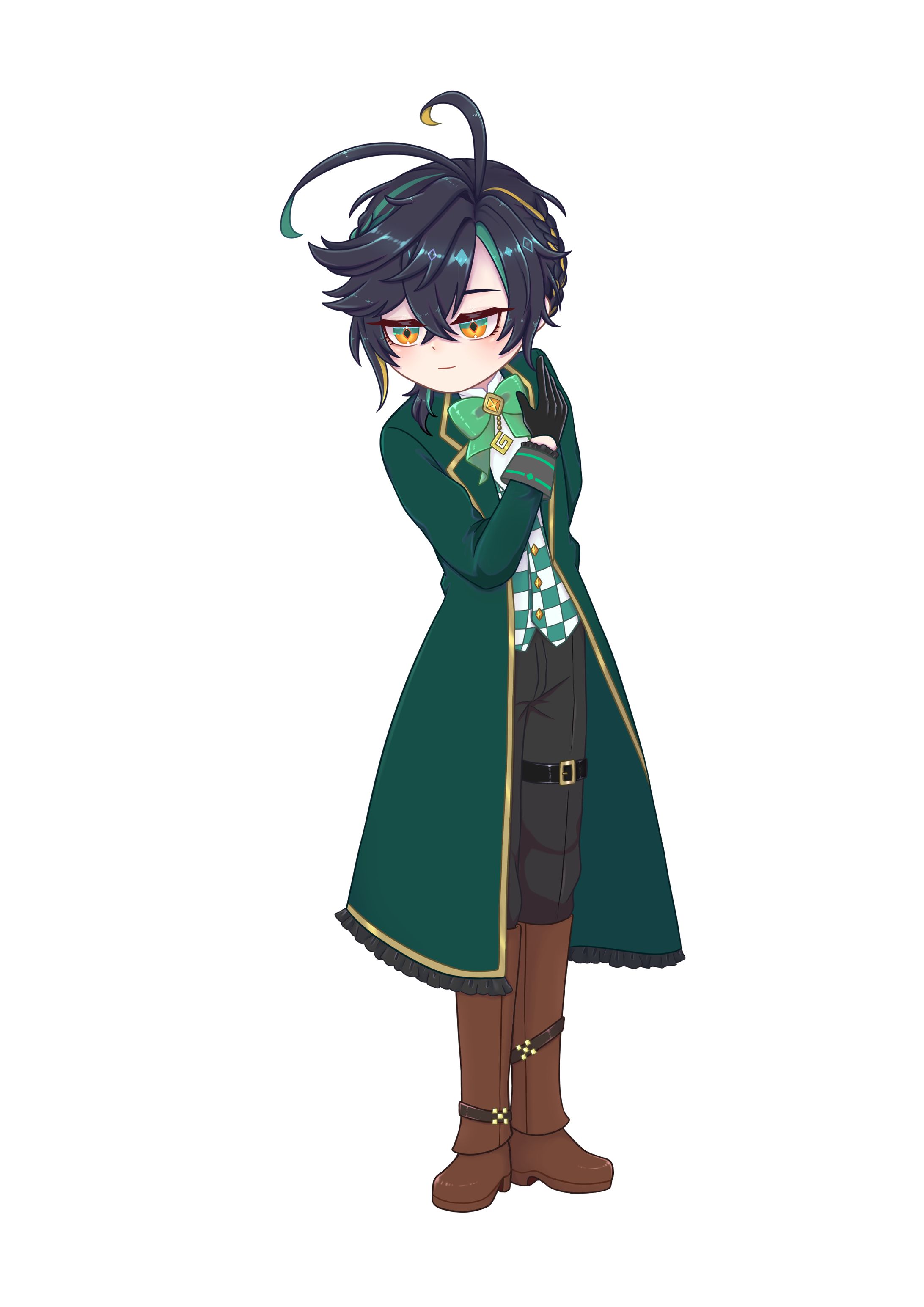 【FA_原神】キィニチ衣装デザイン-1