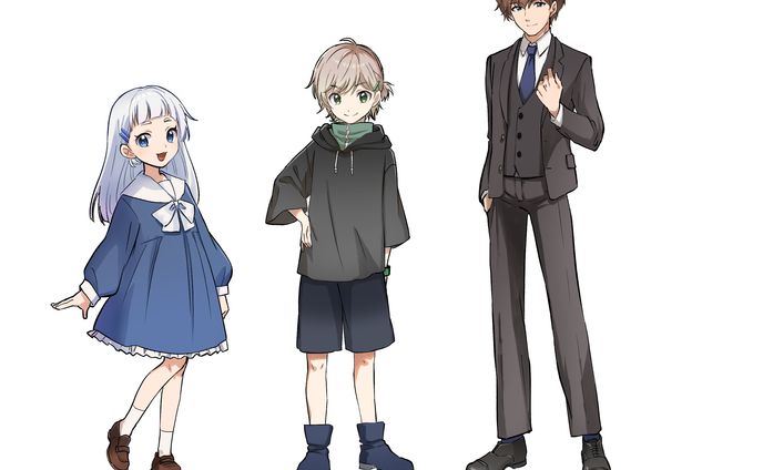 立ち絵等身イラストサンプル