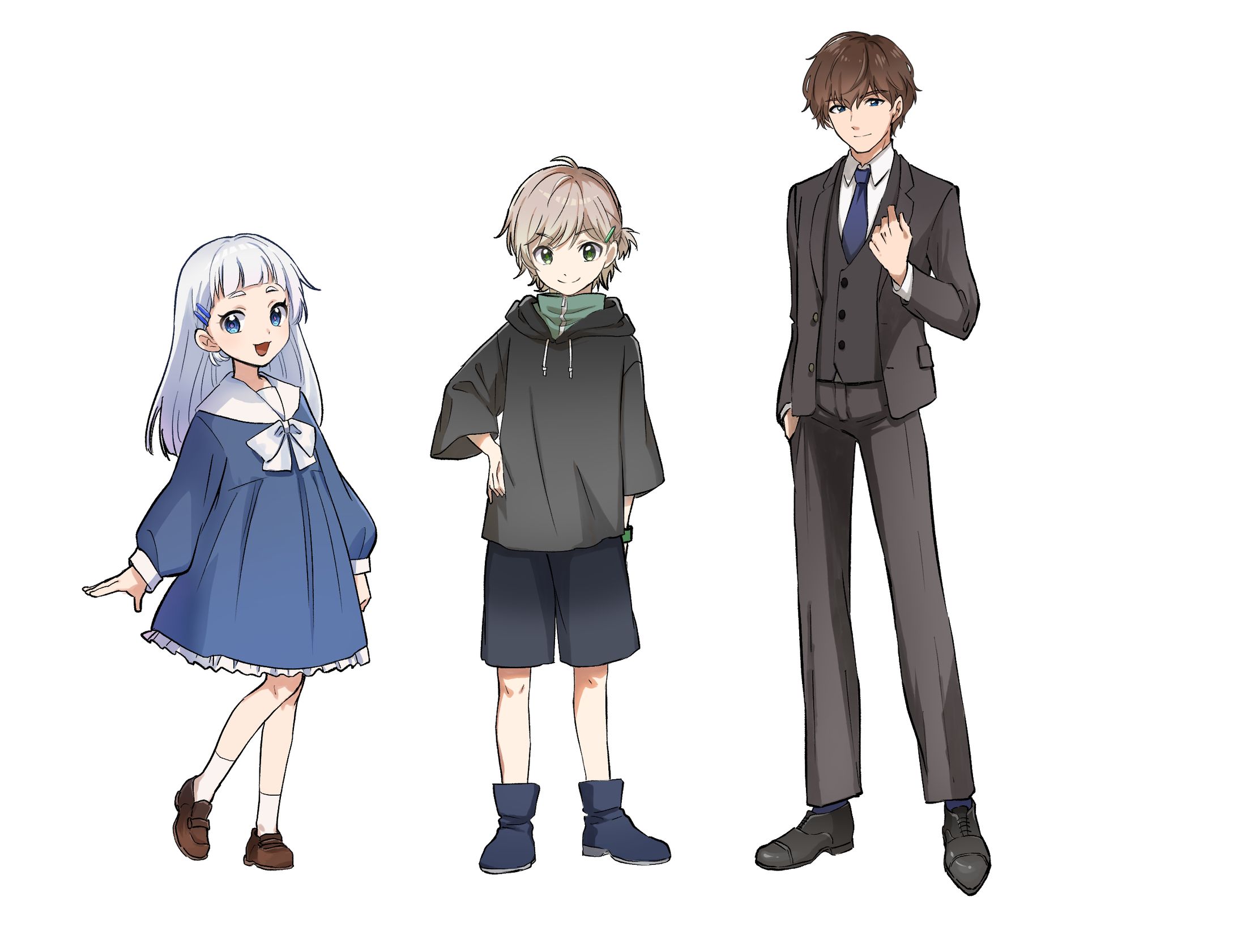 立ち絵等身イラストサンプル-1