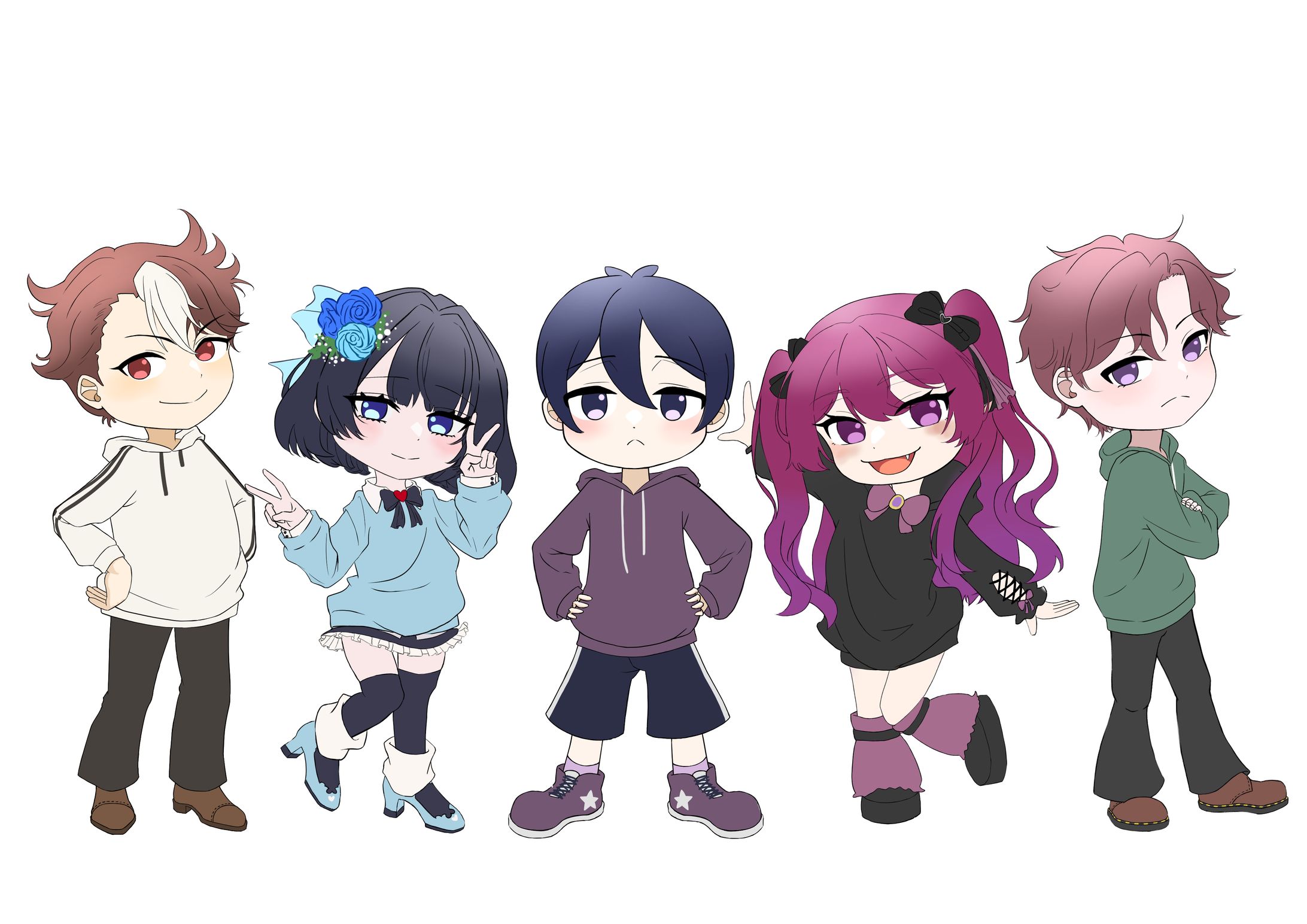 mini character / 5体-1