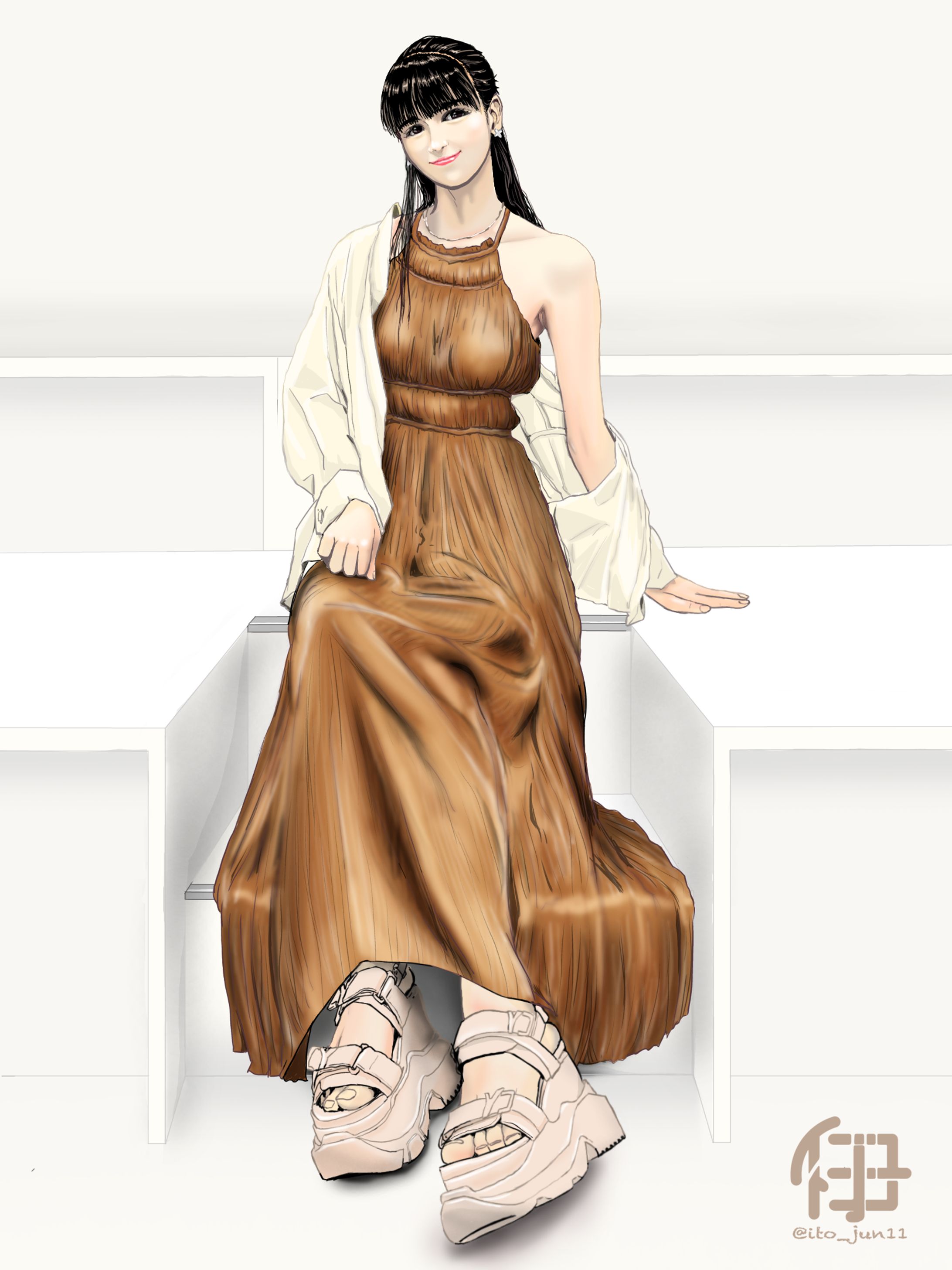 全身イラスト作例-1