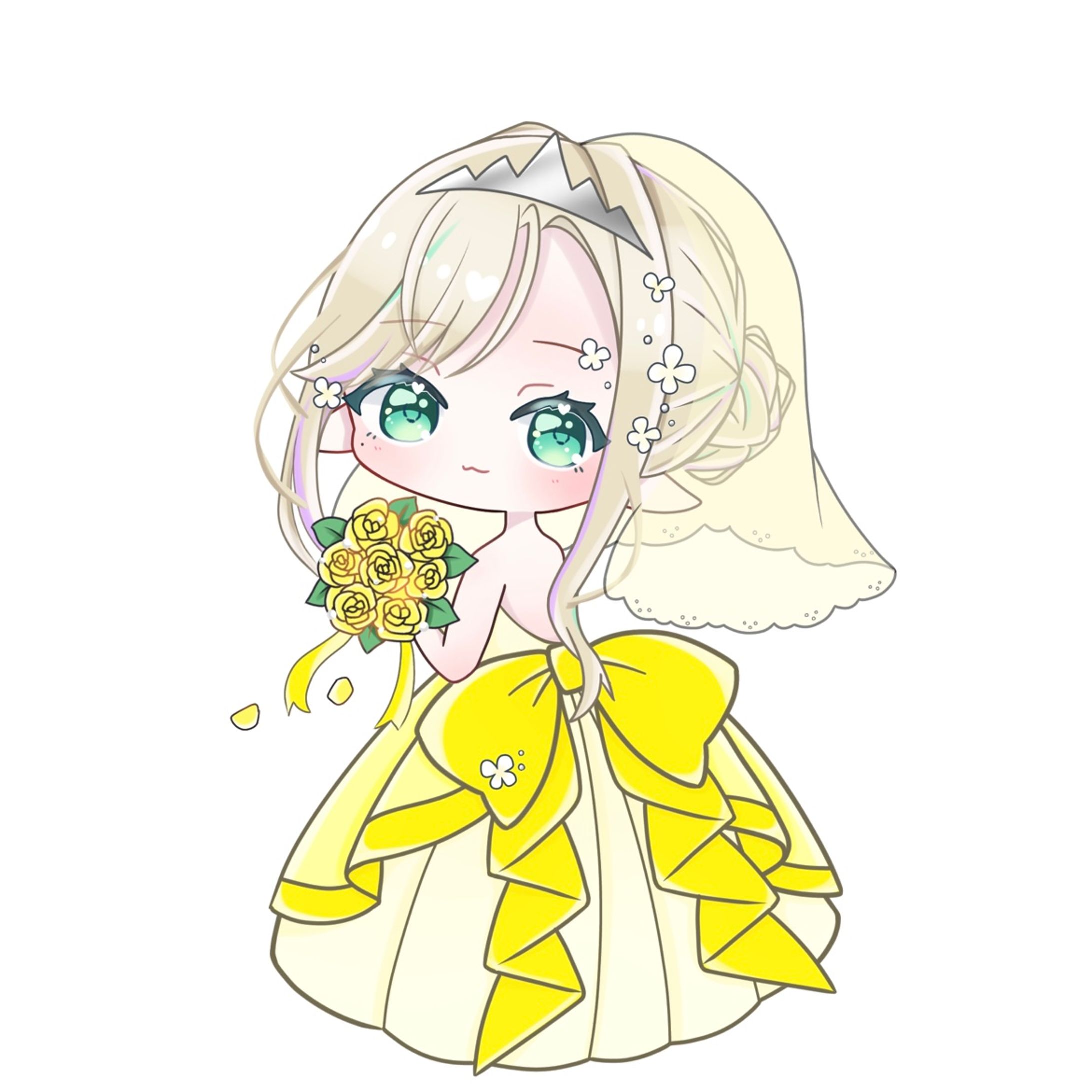 【リア･エルミア様】6月の花嫁量産ミニキャラ2023-1