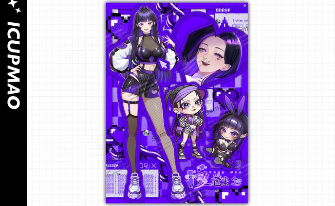 愛冠まお｜立ち絵公開画像