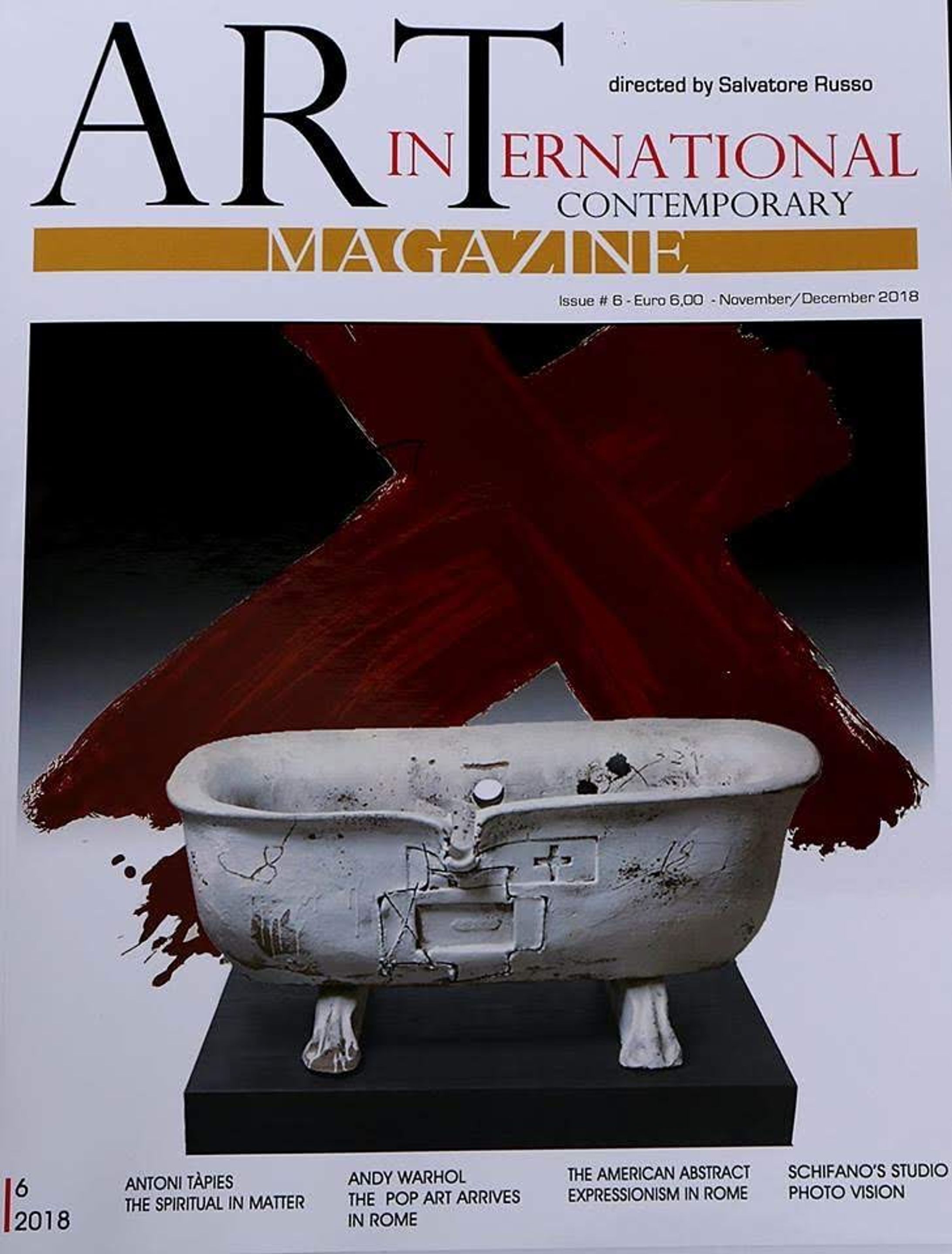 ART INTERNATIONAL CONTEMPORARY MAGAZINE  Issue #6 November/December 2018-1