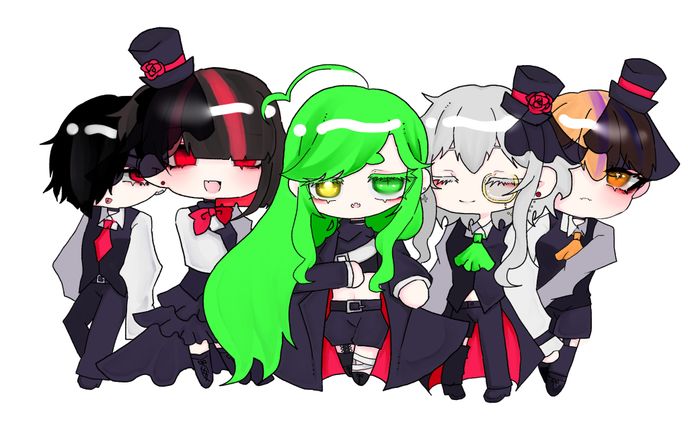 ミニキャラ、専門卒業制作