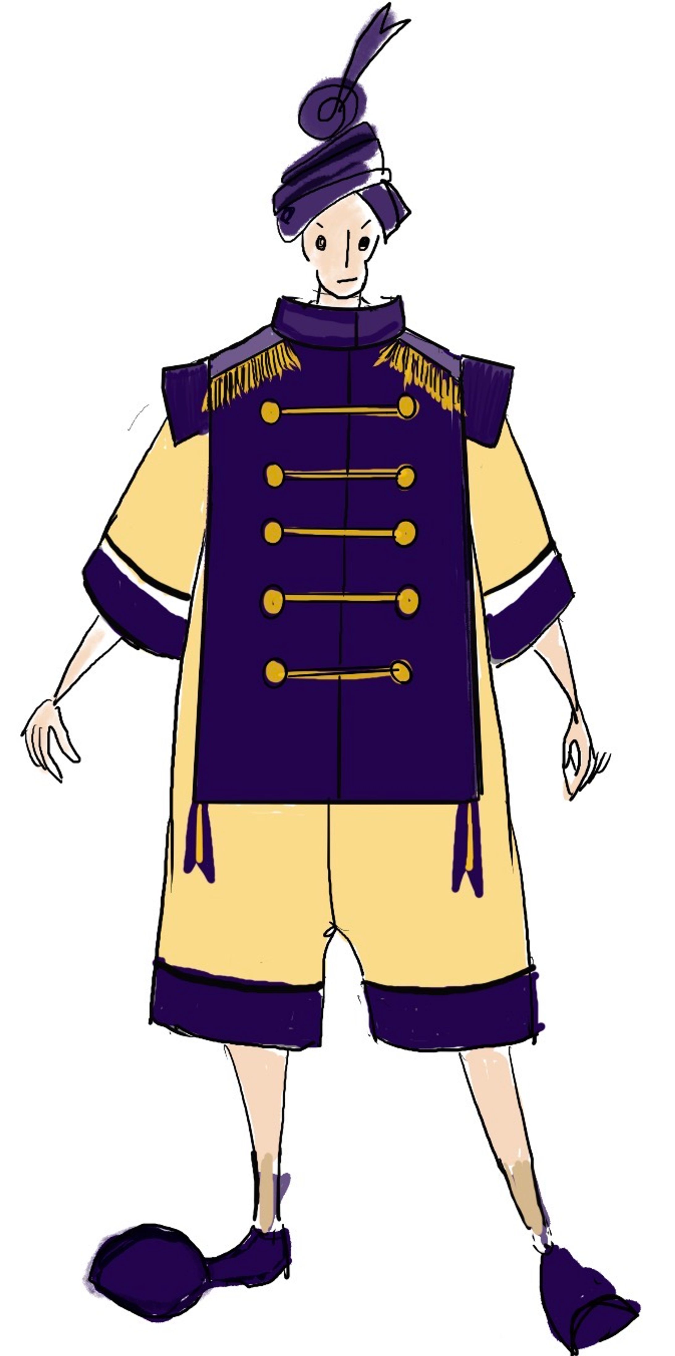 小人の兵隊のデザイン画