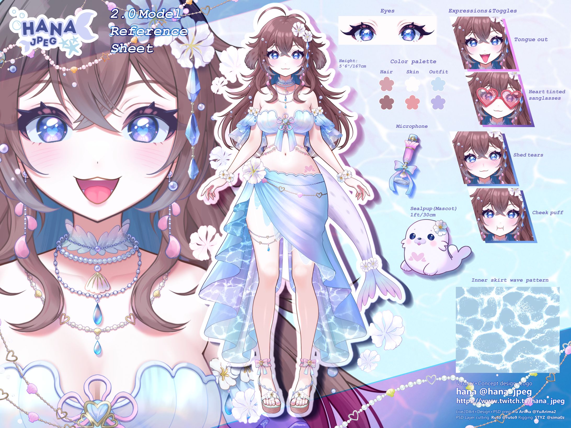 ご依頼: Live2DArt & Design VTuber hana-1
