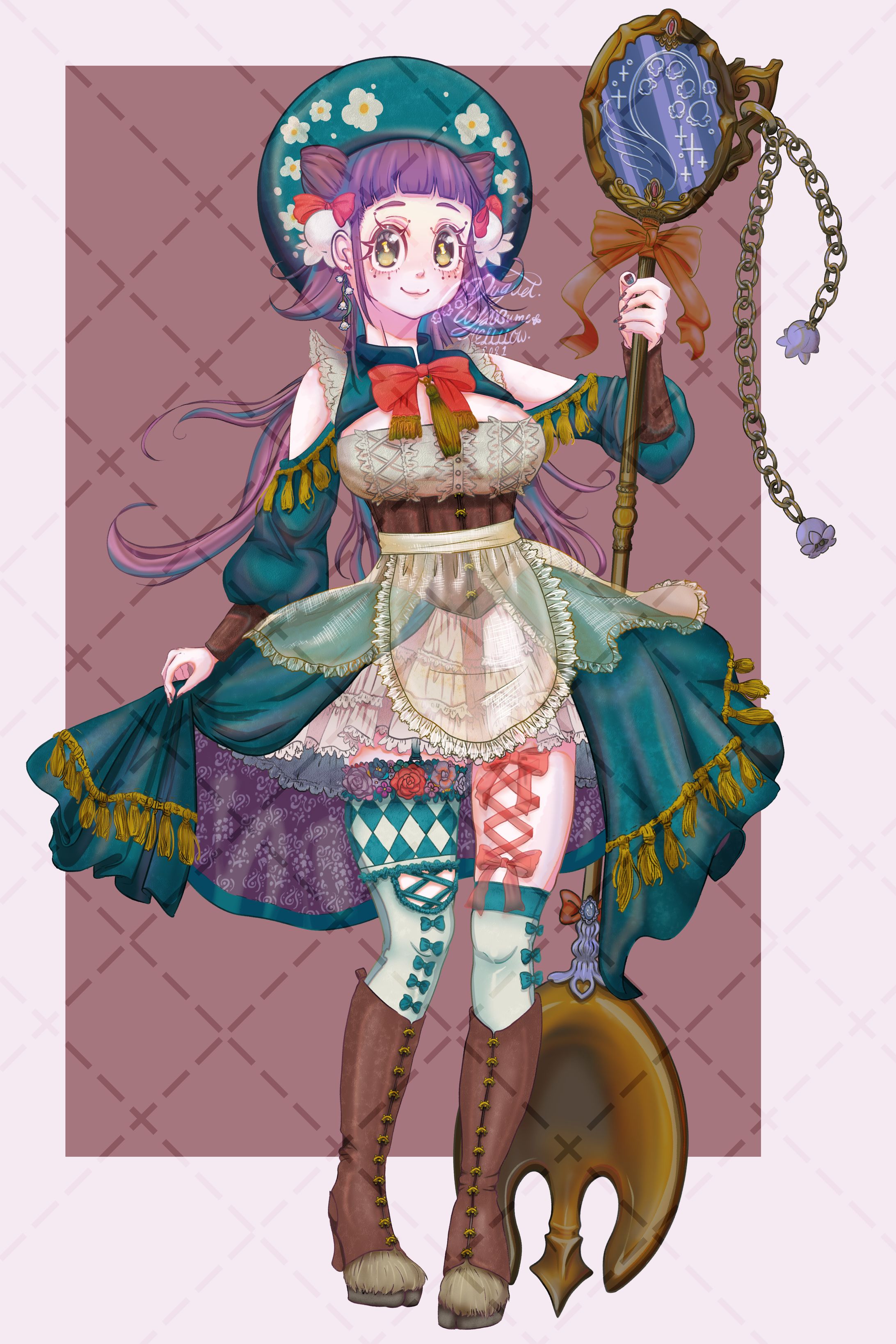 キャラクターデザイン全身立ち絵-1