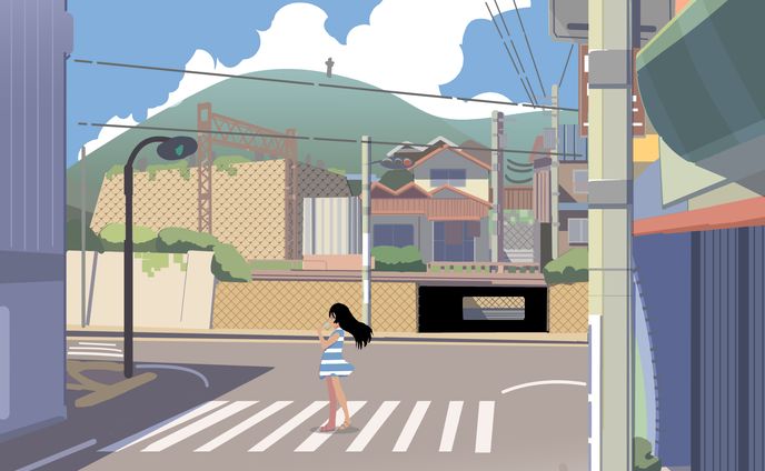 夏の街