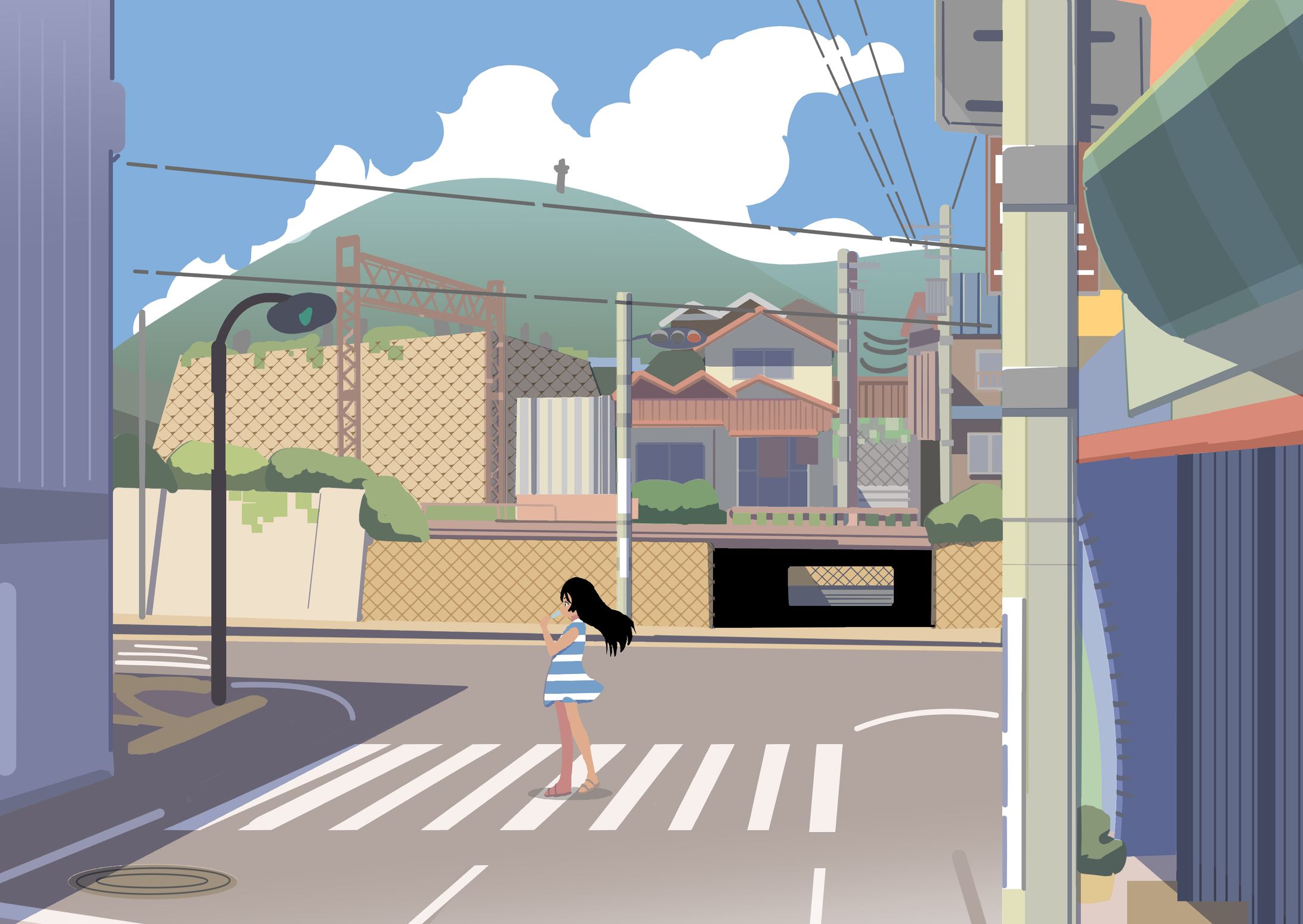 夏の街-1