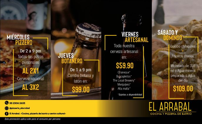 Flyer POMOCIÓN - EL ARRABAL