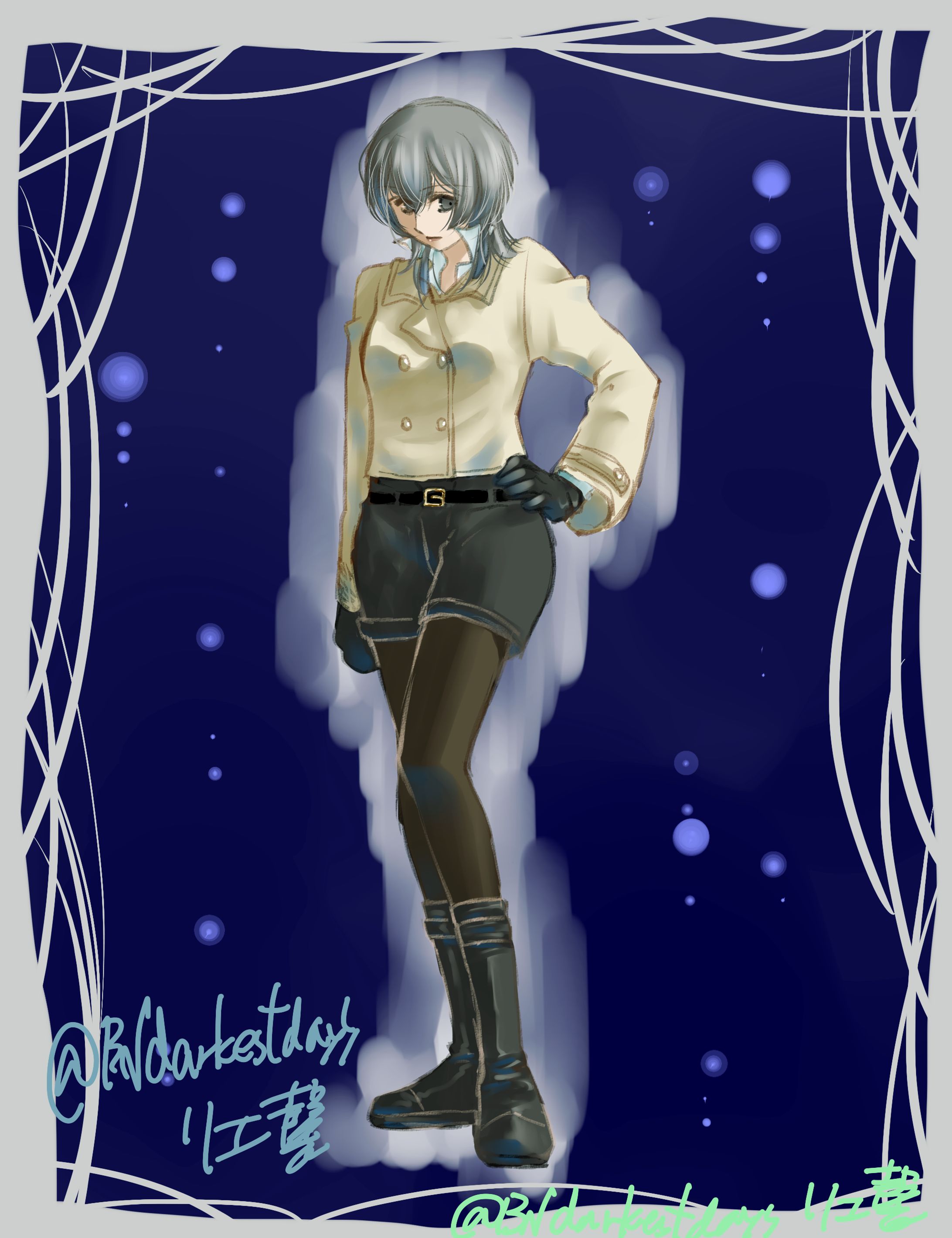 【skeb】OC：時雨さん-1