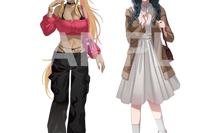 Drama CD Ciala Character illustration