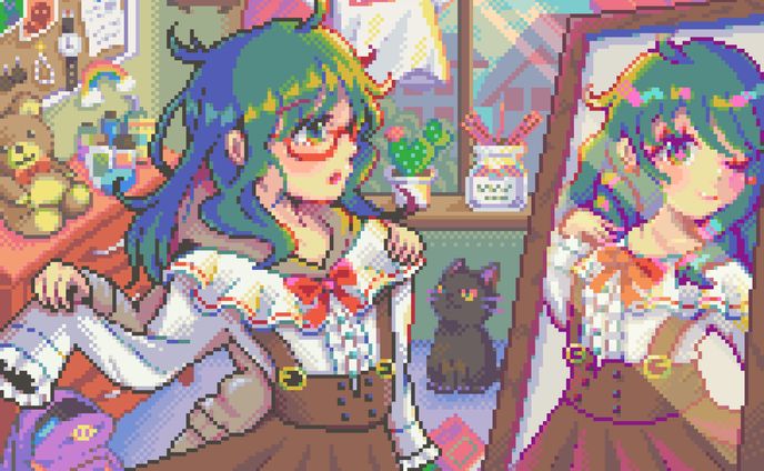 【一次/二次創作】その他ドット絵イラスト