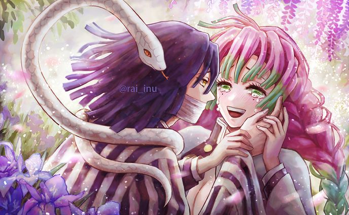 おばみつ・fanart（鬼滅の刃）