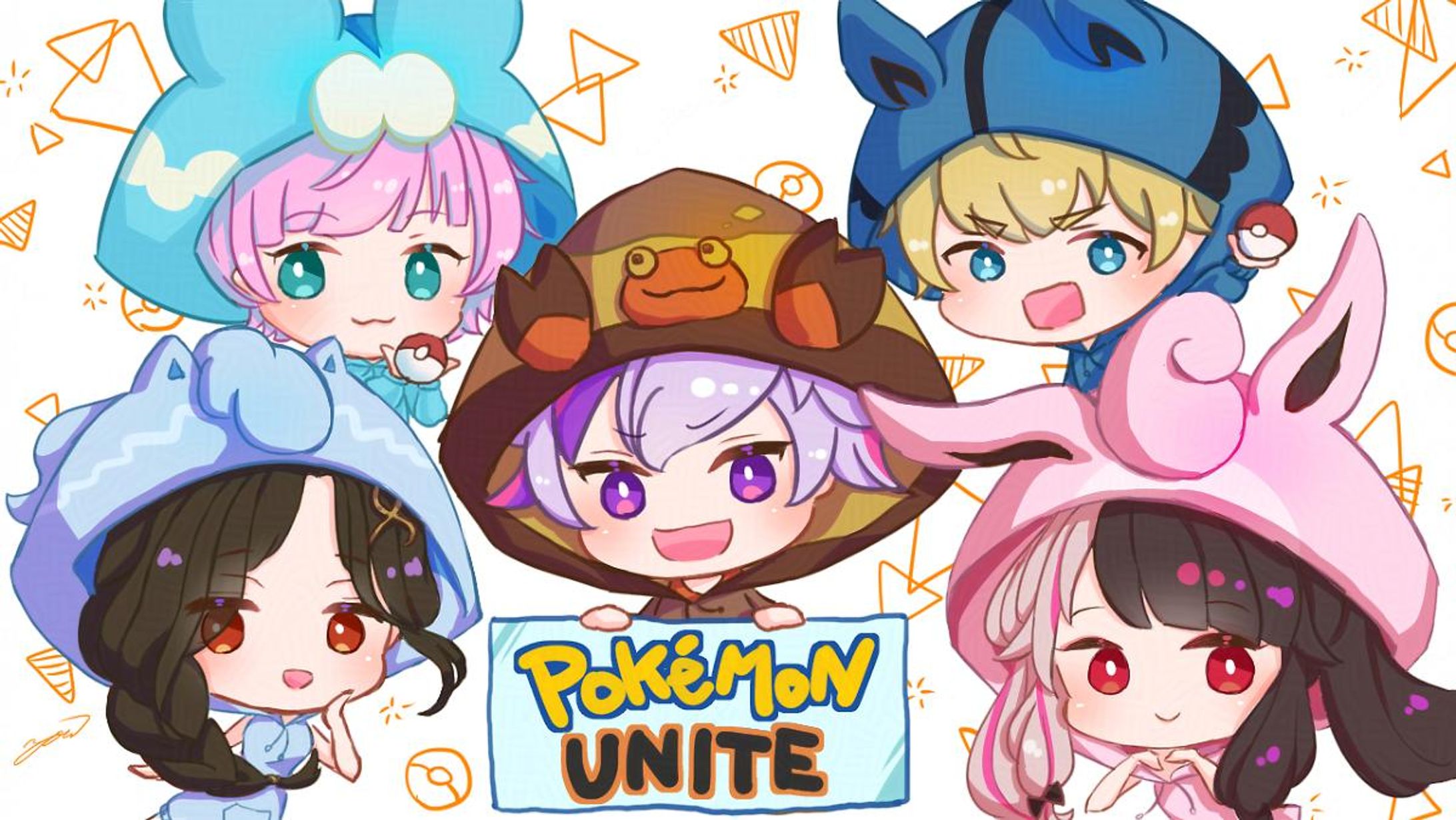 【ﾌｧﾝｱｰﾄ】ポケユナ大会（にじさんじ）【ｻﾑﾈ採用】-1