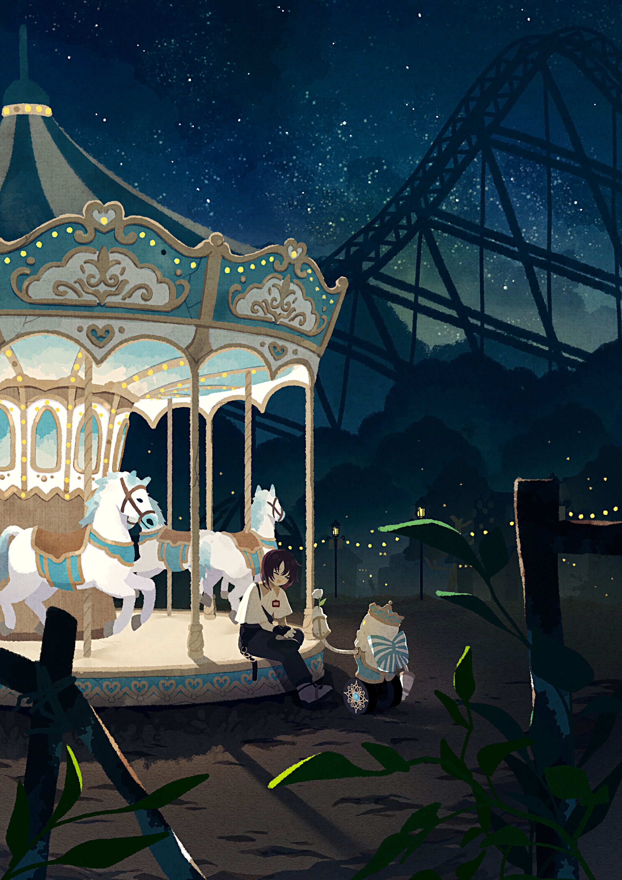 【創作】廃遊園地-1
