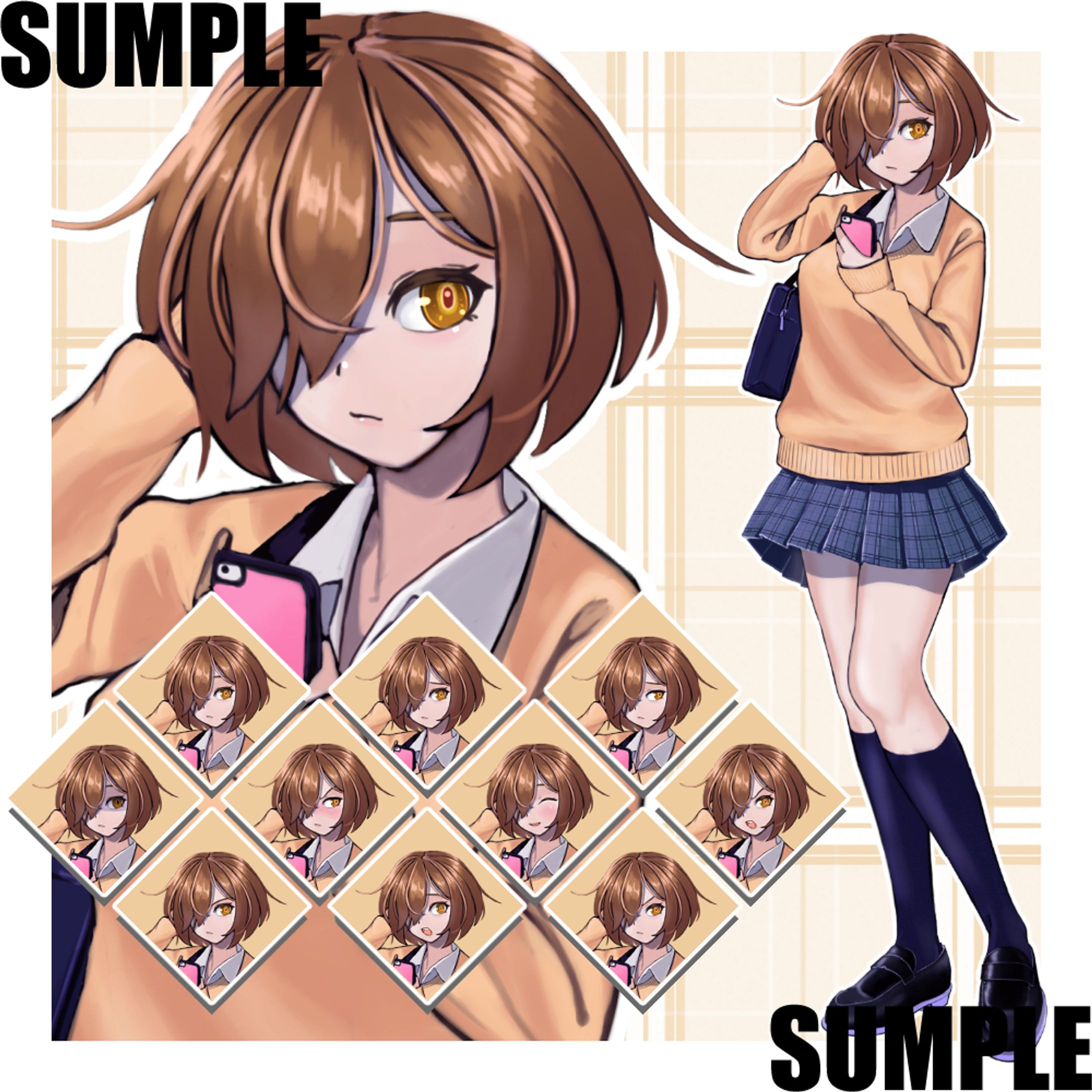 SKIMA販売キャラデザイン　その２-1