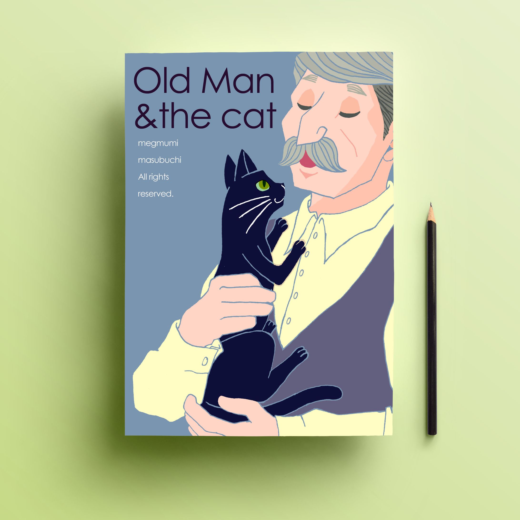 oldman & cat-1