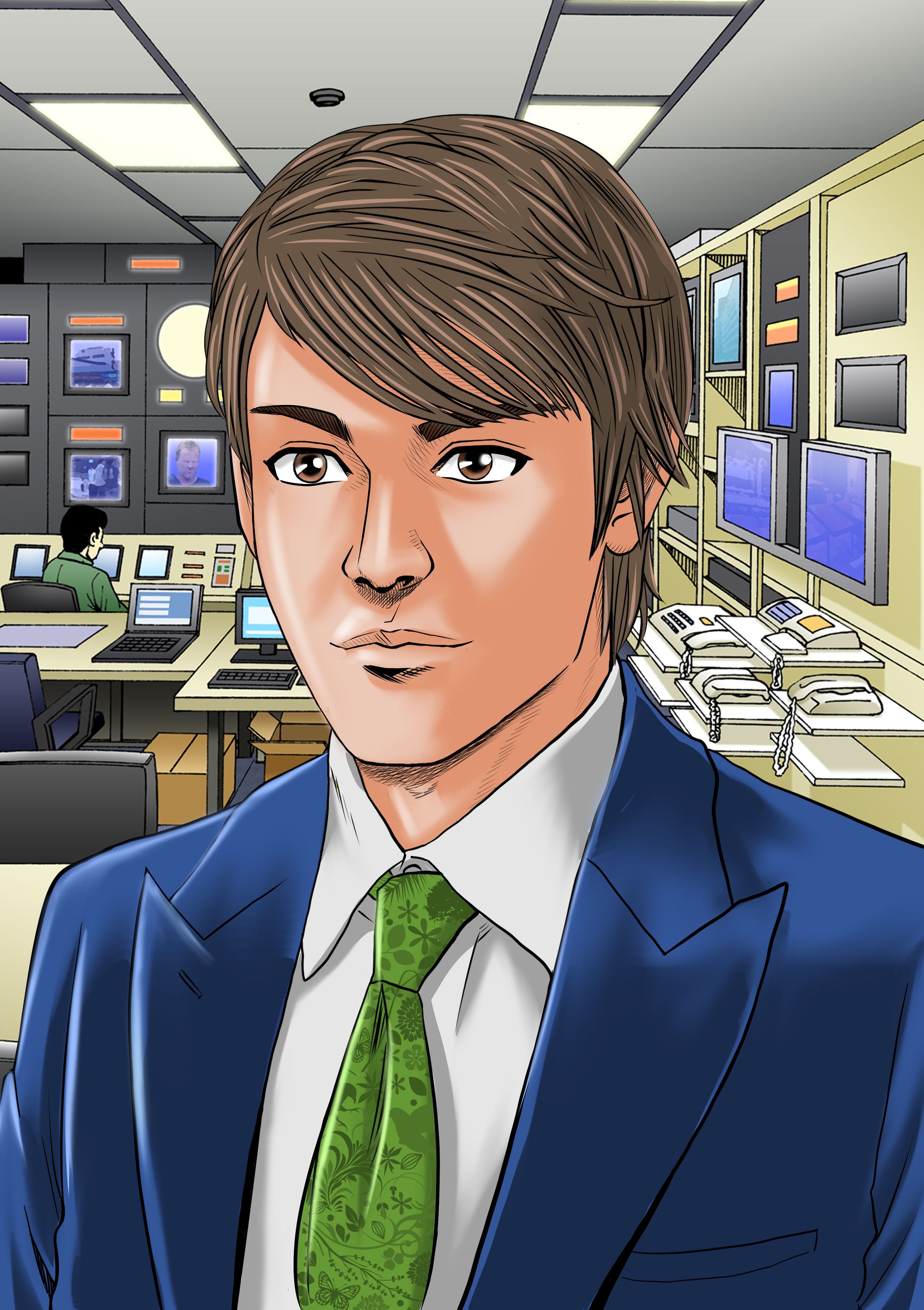 青年漫画系ビジネスマン-1