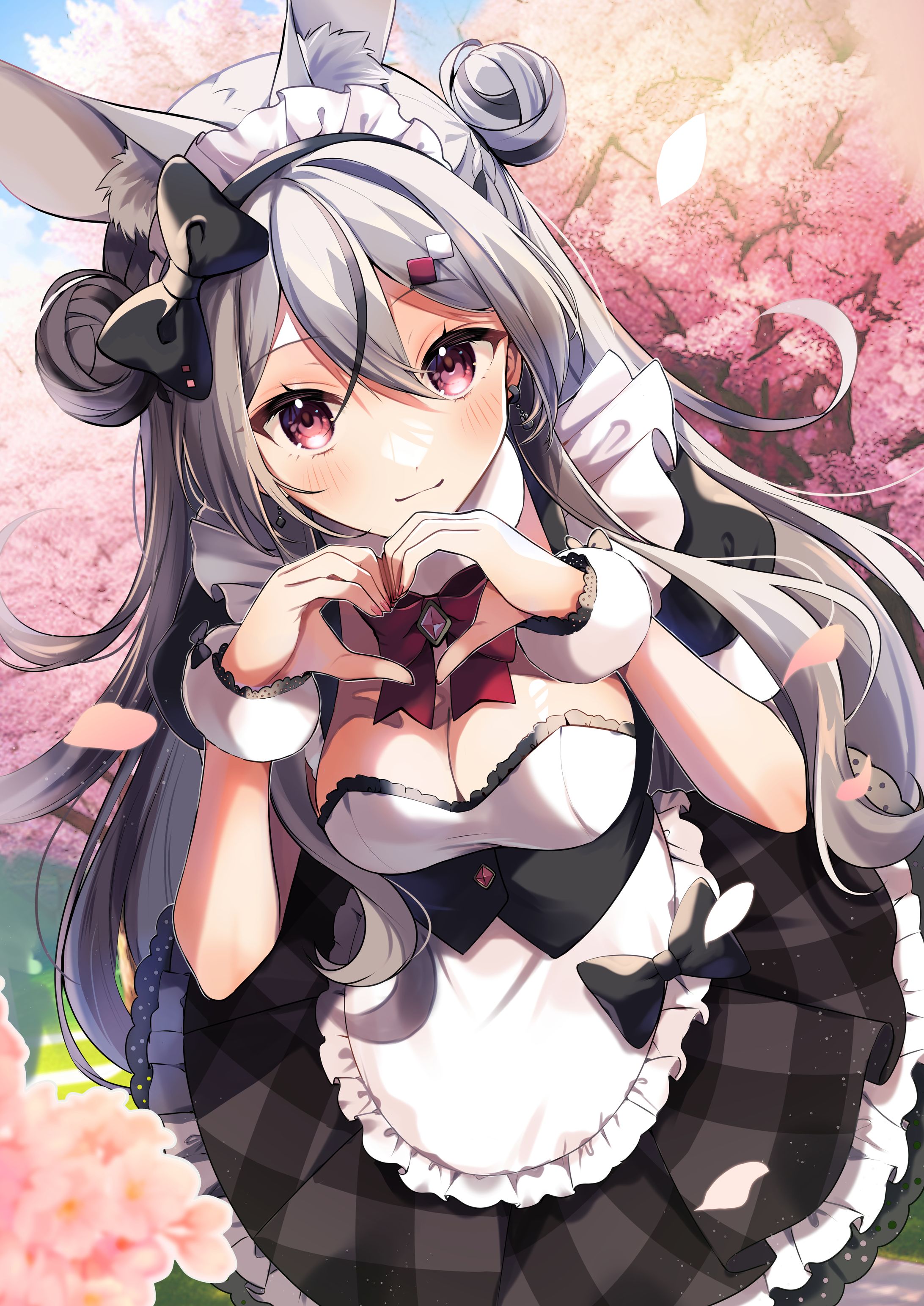 卯咲らぱん半年記念タペストリーイラスト-1