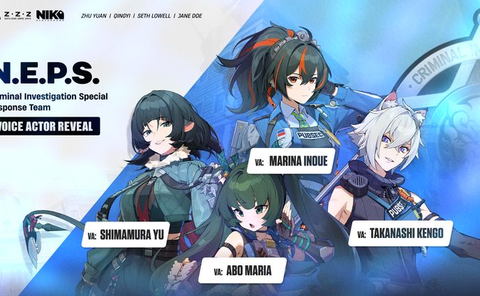 Poster Voice Actor Reveal : Criminal Investigation Special Response Team (N.E.P.S.)