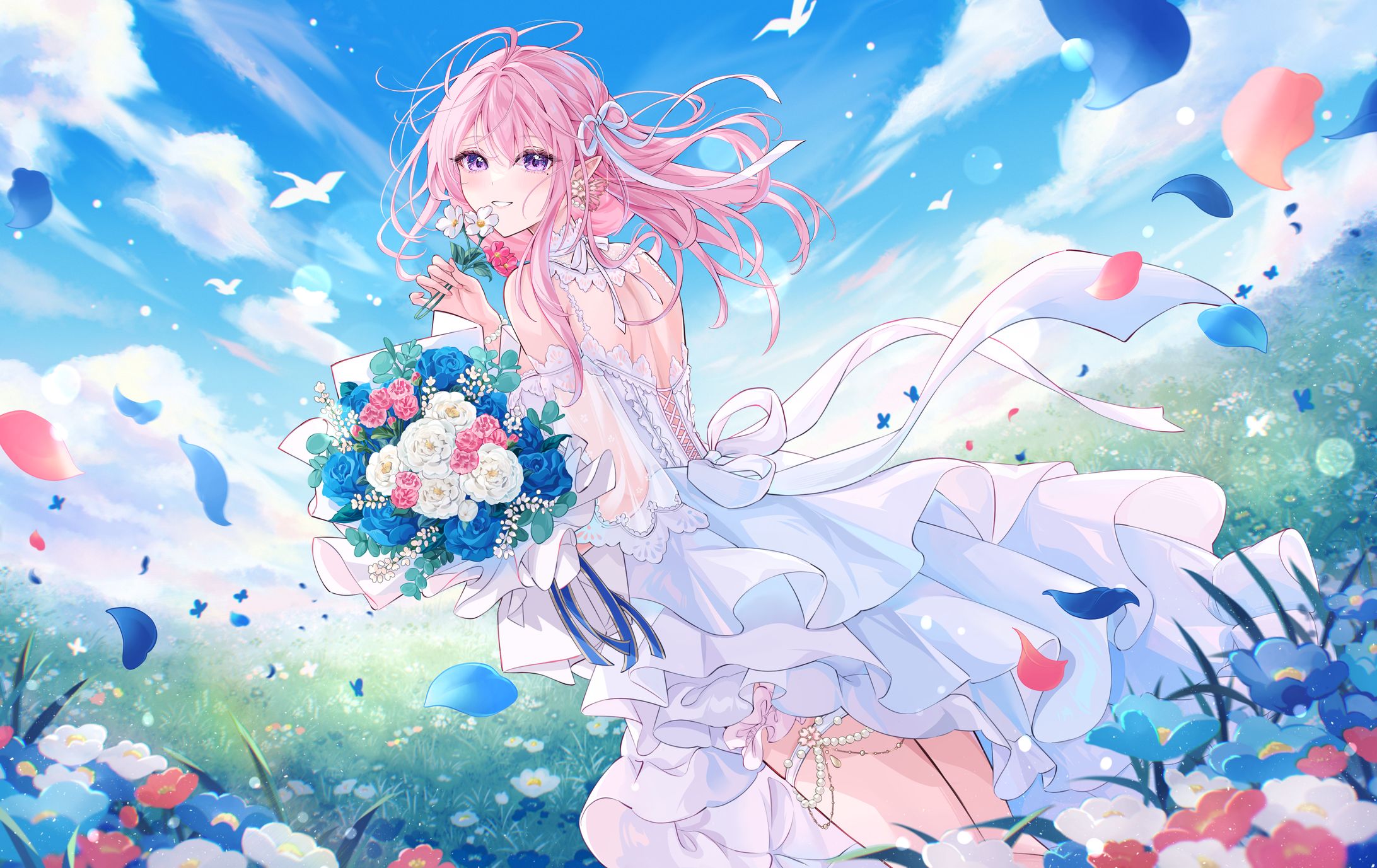 【Vtuber】新葉くらん2.5周年記念イラスト-1