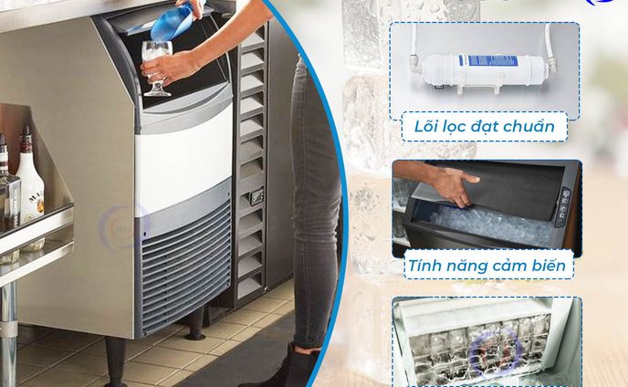 Địa chỉ bán máy làm đá viên hàng nhập khẩu, chính hãng