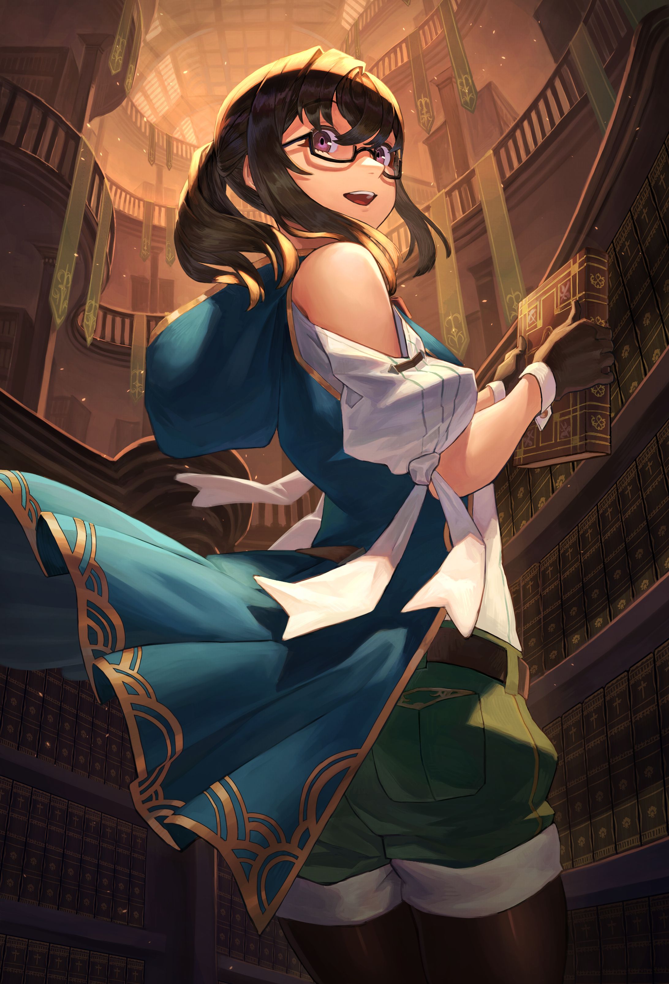 図書館にて-1