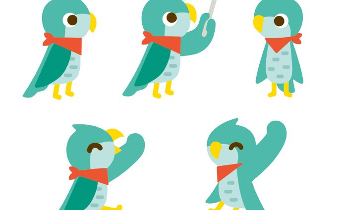 「ひろがる言葉」キャラクター