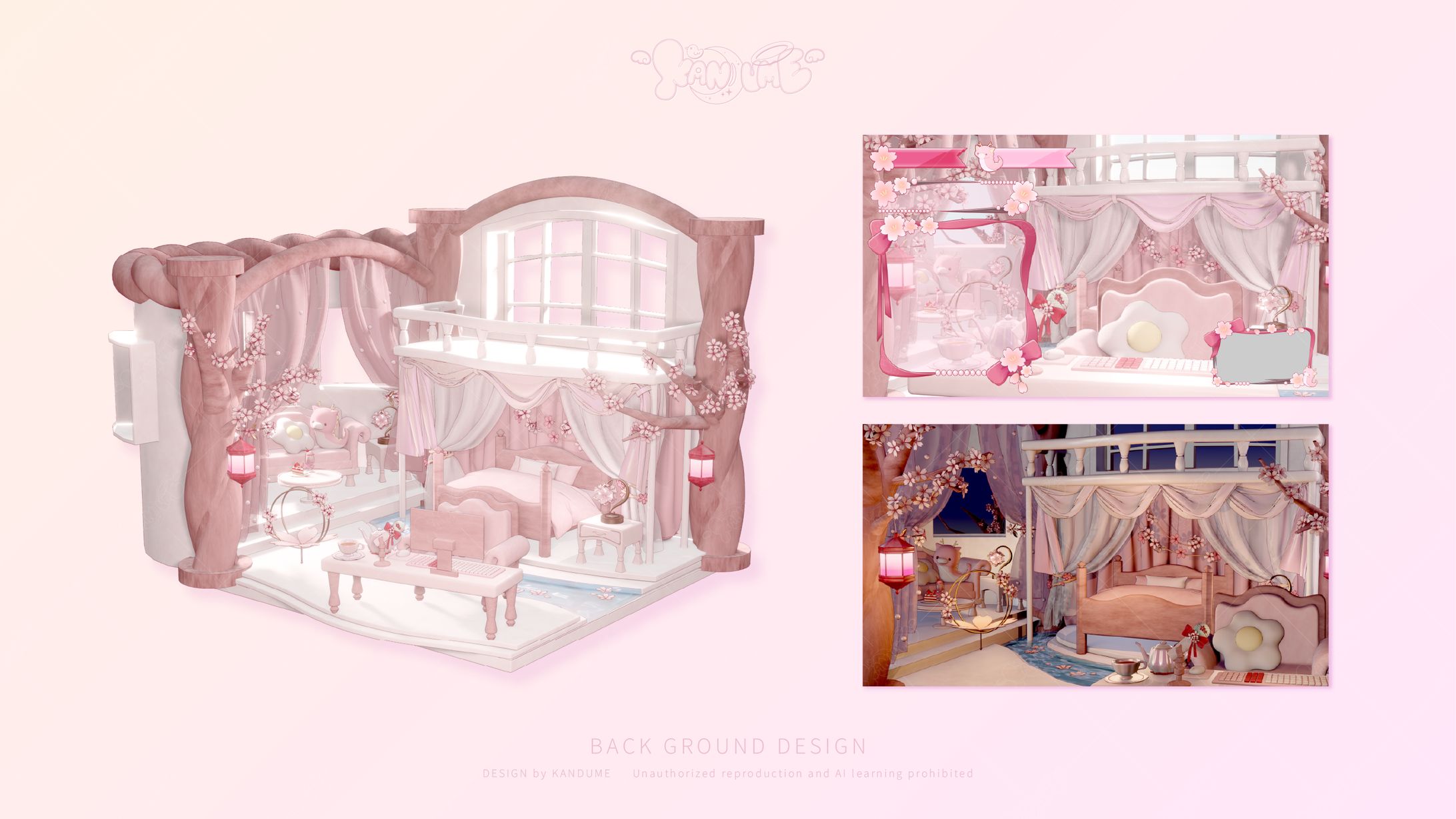 春萌たゆたさま / 配信背景-1