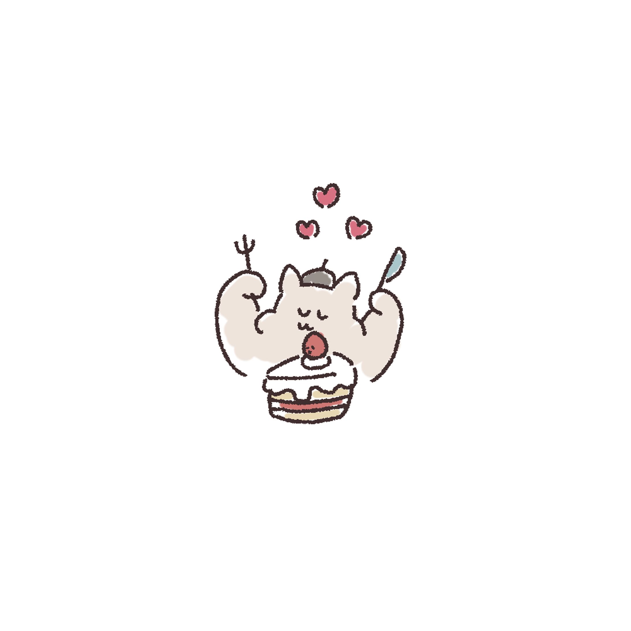 【絵日記】ショートケーキの日-1