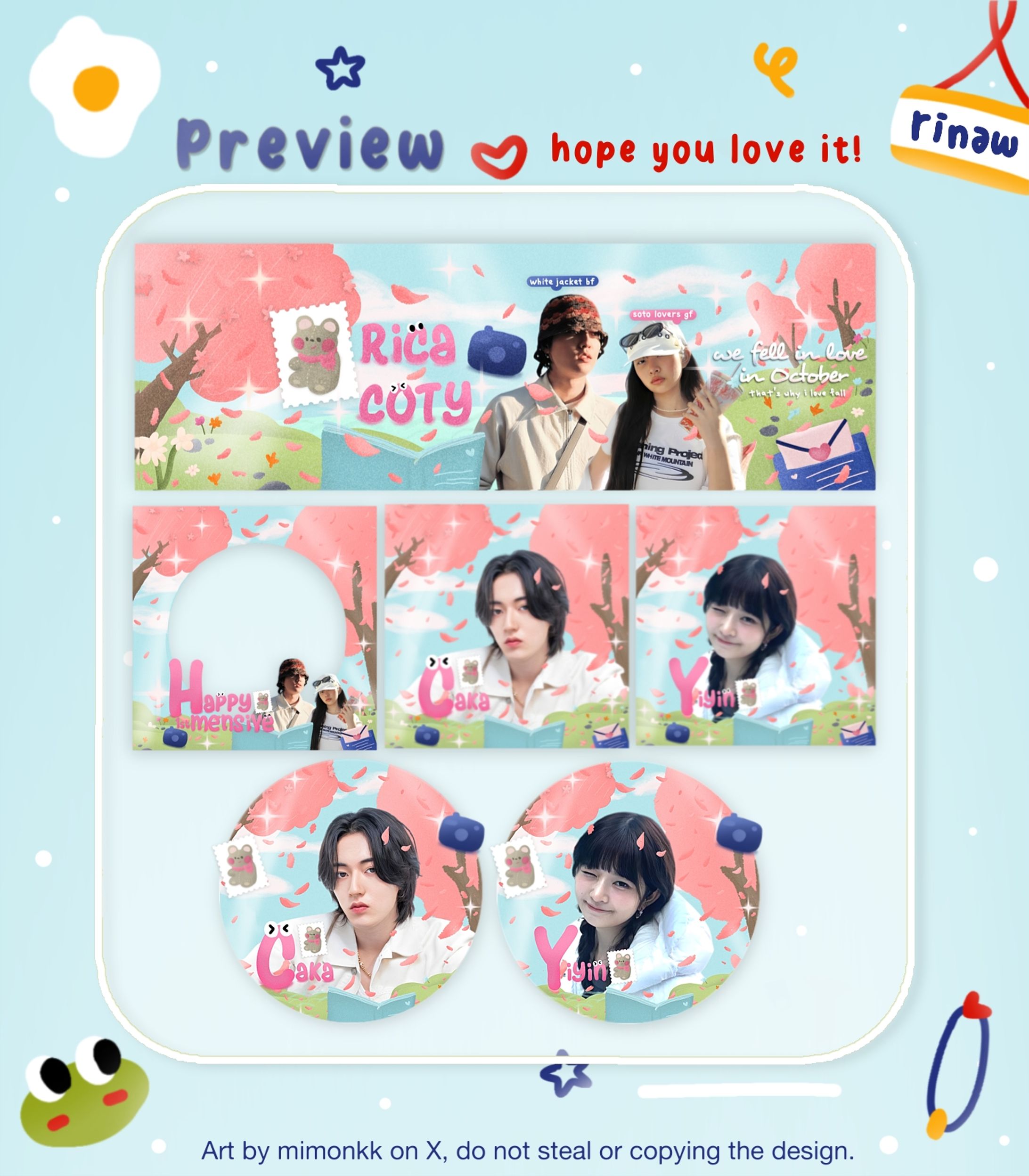Layout, twibbon, pinned, poster-1
