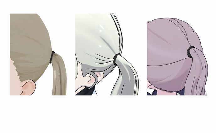 Hair tie - for Cygnet/Grus/Lapwing