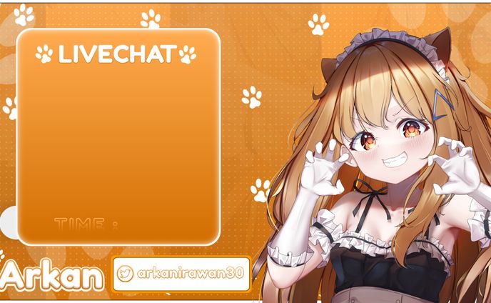 Vtuber overlay