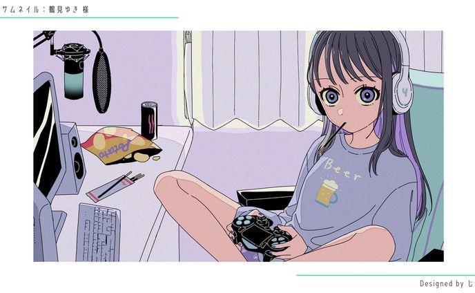 キャラクターイラスト、mvイラスト