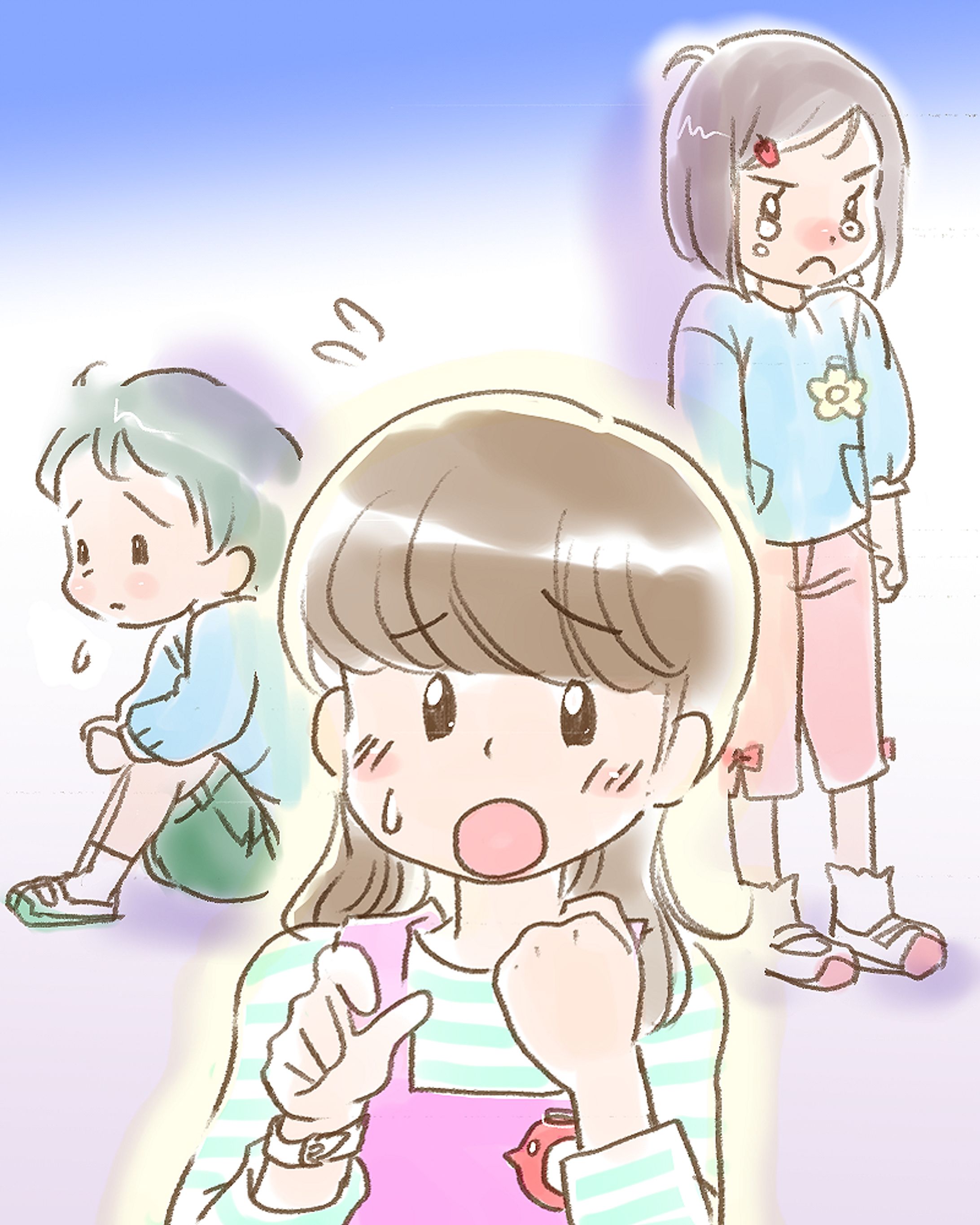 保育士イラスト作例-1