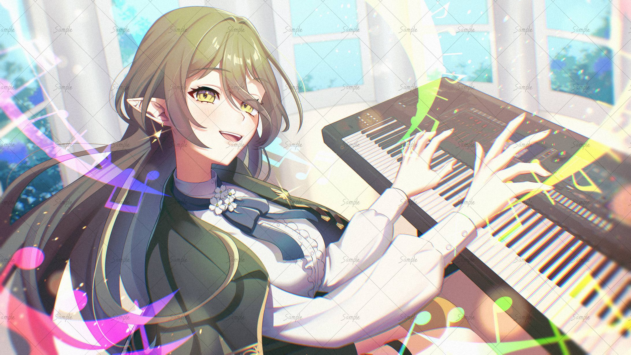 奏音ノイル様ピアノ一枚絵-1