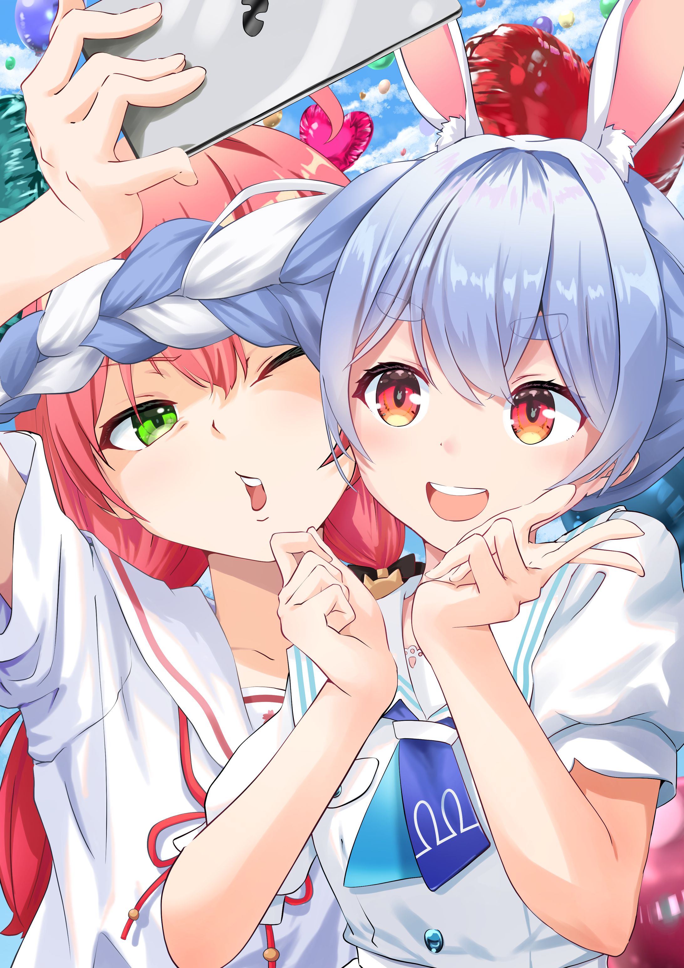 ぺこみこツーショット-1