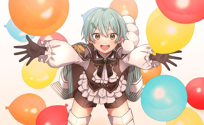 民都カルム 様 誕生日イラスト