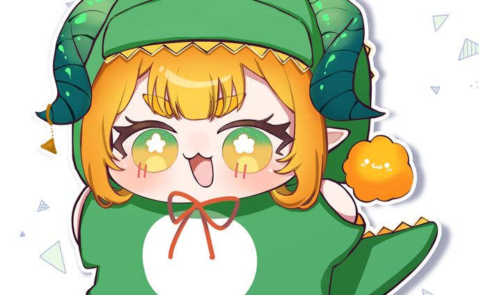 【お仕事】侵略型ﾄﾞﾗｺﾞﾝｶﾞｰﾙまあむ様 ミニキャライラスト