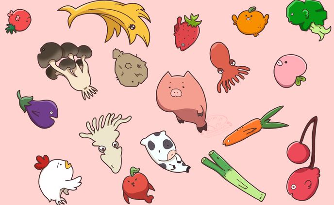 【自分】やさいふるーつふぃっしゅ