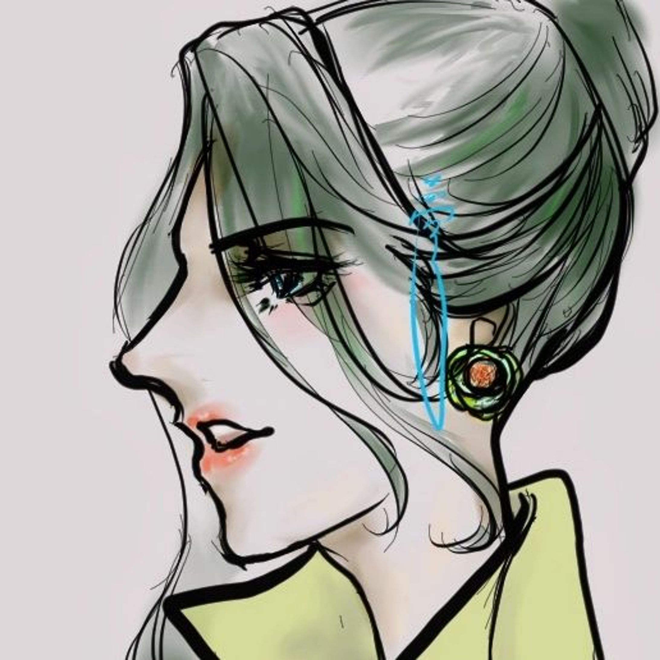 20220121.手癖らくがき。#ごりごりごりっと芯減らし訓練 #originalcharacter　#ARTISULd16pro #clipstudiopaintpro #一次創作 
#amateurillustration #digitalillustration-1