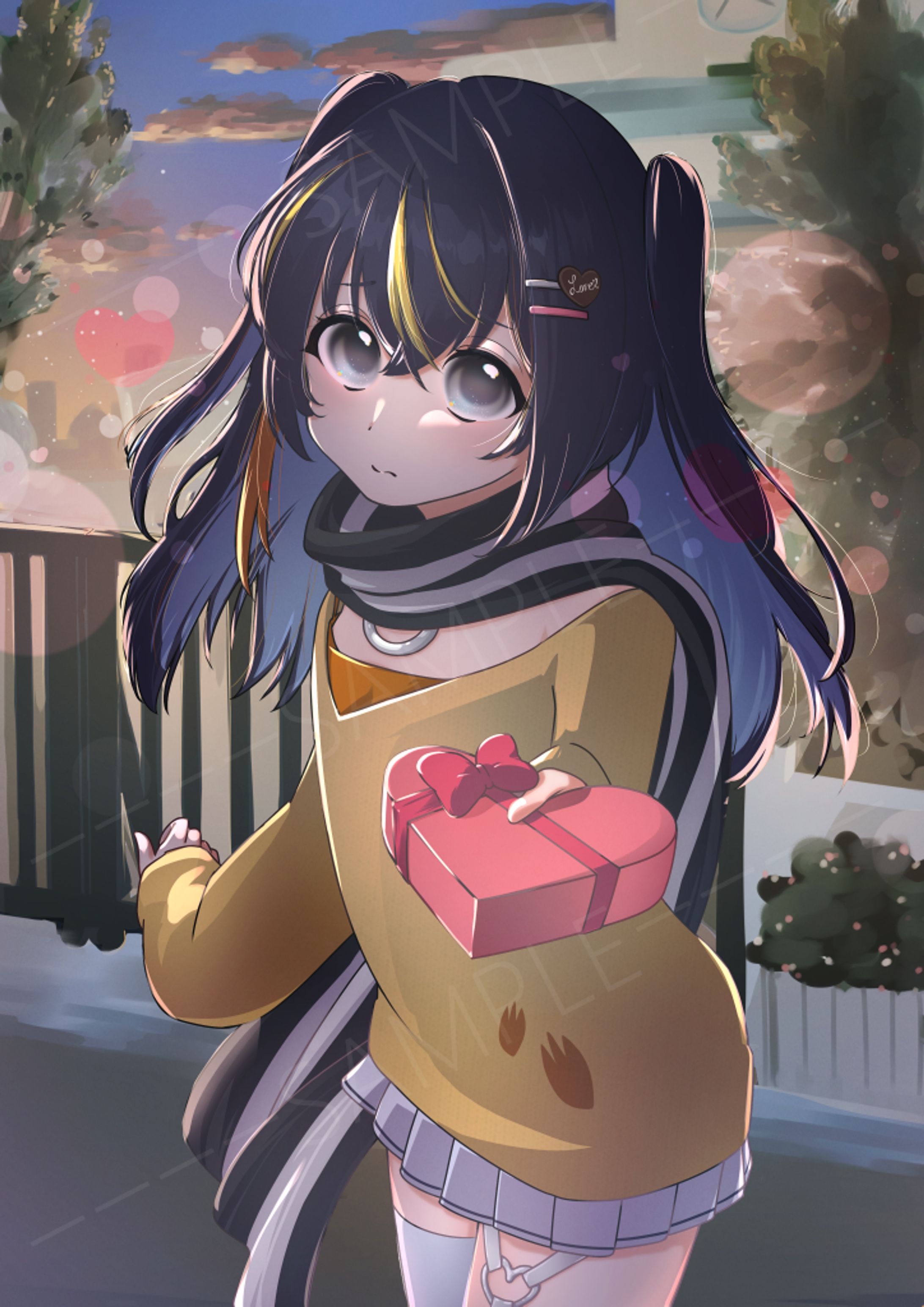 【ご依頼】片無吟乃さま ｰ バレンタイン一枚絵-1