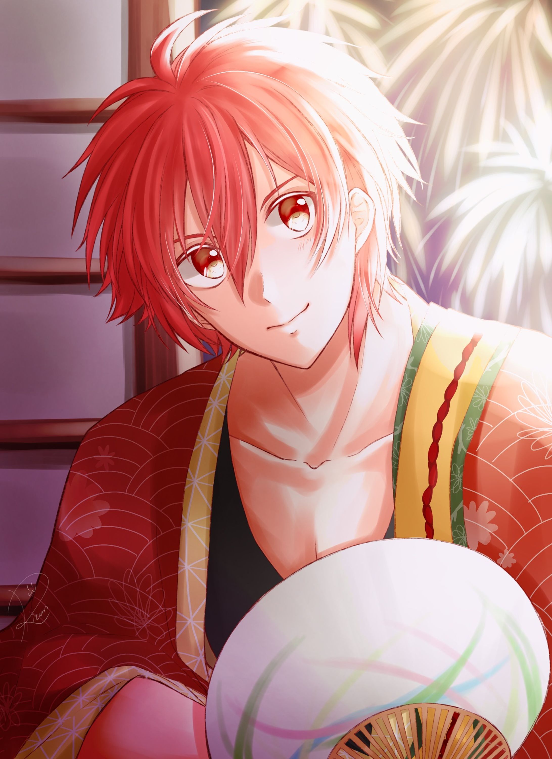 七瀬陸ファンアート花火-1