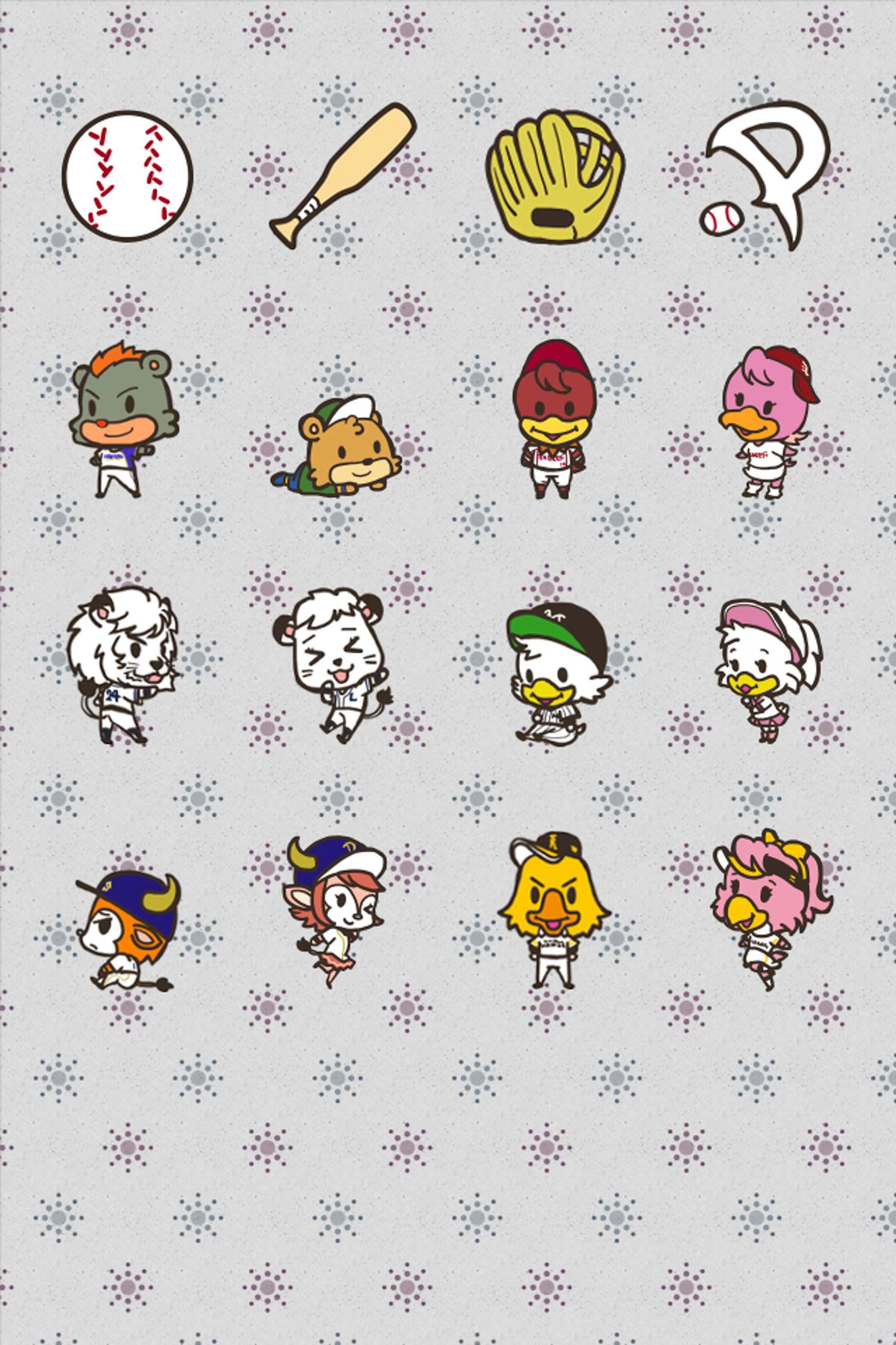 野球マスコットファンアート-1